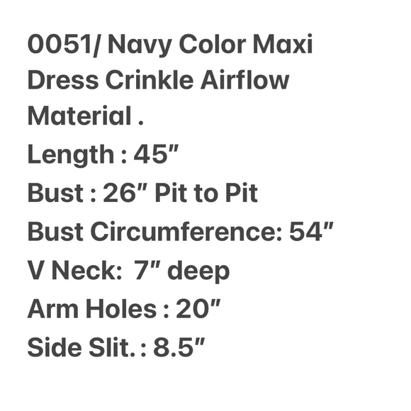 0051/ Navy Color Kaftan with Polyester Crinkle Crepe Material - Picture 2 of 9